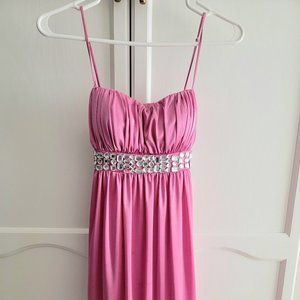 Pink cocktail dress